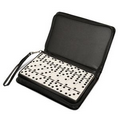 Double 9 Dominoes w/ Black Travel Case